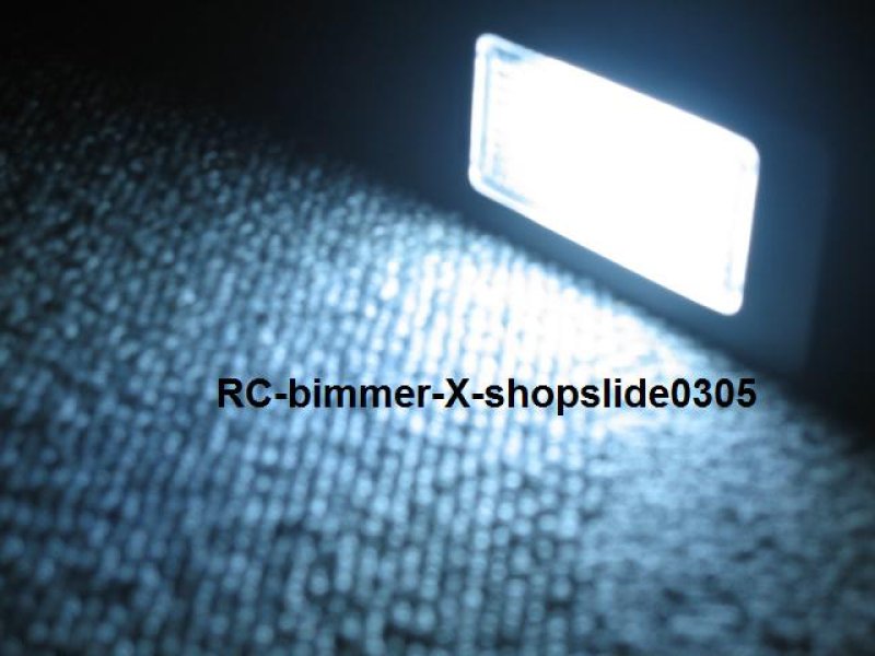 画像1: /BMW用汎用タイプ玉切れキャンセラー内蔵48連LED(SMD)ライセンスライトセット/ナンバー灯/ライセンスランプ/ (1)