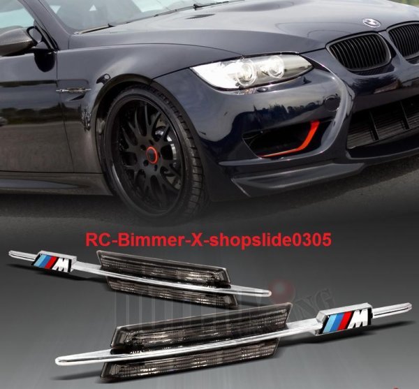 画像1: /BMW E60/E61 5シリーズセダン/ツーリング用 高輝度6LEDサイドマーカーセット/スモークタイプ (1)
