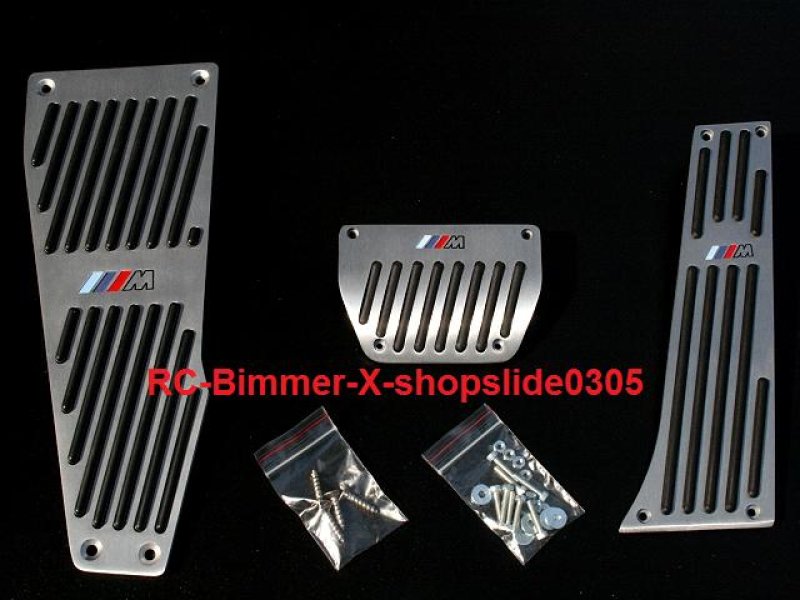 画像1: /BMW E60/E61/E63/E64 5シリーズ/6シリーズ 2003-2012年 左ハンドル車両用///M　ATアルミペダル3点セット/オートマ/630/640/650/645/M6/E64 (1)
