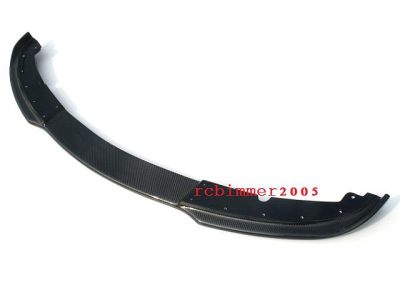 画像1: ◆BMW E92 E93 クーペ/カブリオレ用 Hamanタイプ カーボンフロントスポイラー/ブラックカーボン仕様/カーボンリップ/アンダーリップ/エアロ/ハイライン用/320/335/ (1)