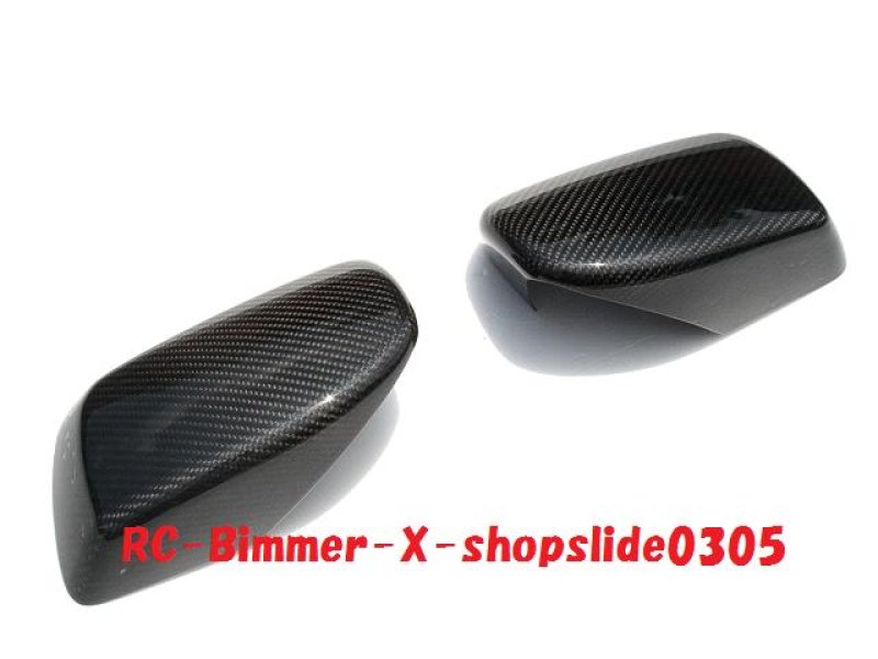 画像1: ドライカーボン◆BMW E60/E61/E63/E64用 リアルカーボンミラーカバー◆520/523/525/530/540/630/640/650/ドアミラー/サイドミラーカバー/綾織カーボン/ (1)