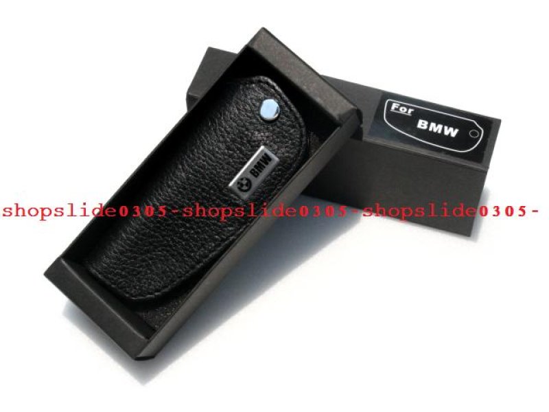 画像1: BMW 新型キーレスタイプ本革キーケース (1)