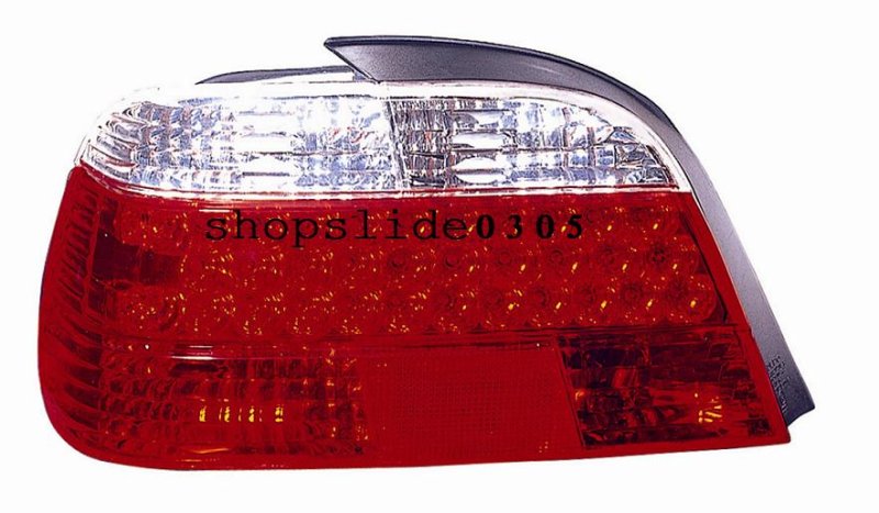 画像1: BMW E38用新型 クリスタルLEDテールランプ (1)