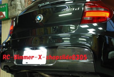 画像3: BMW E87 Ｍスポーツ用リアアンダーカーボンカバー 120 130i