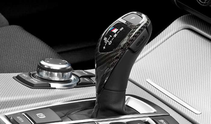 BMW Fシリーズ汎用リアルカーボンATシフトレバートリム