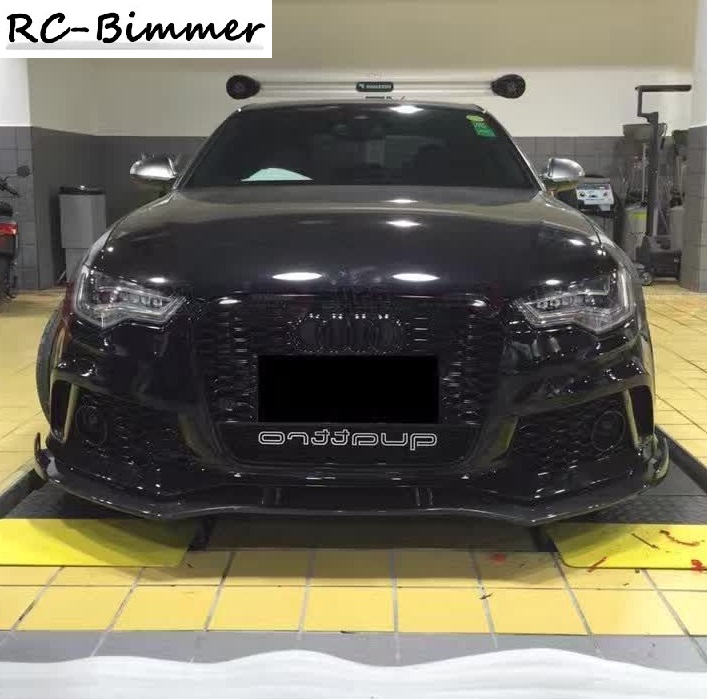 新品】Audi rs6 2013-2018アウディ フロントリップスポイラー - 外装