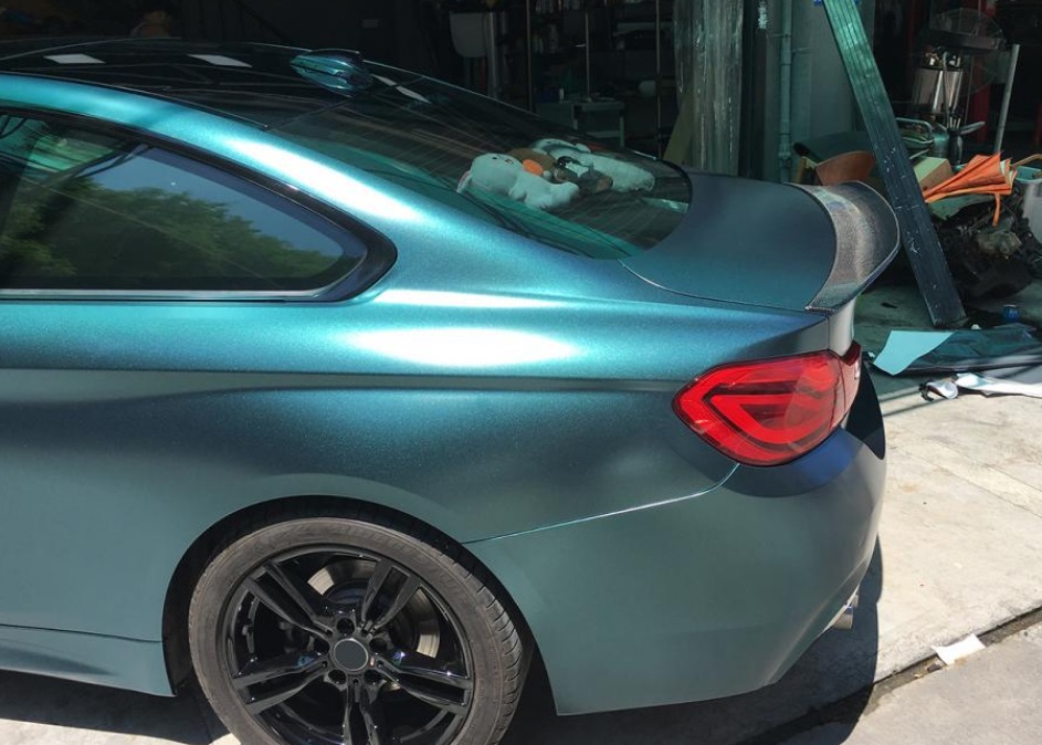 BMW F32 カーボン リア スポイラー - 外装、エアロパーツ