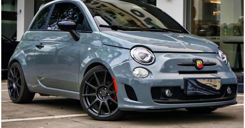 FIAT 500 ABARTH 595 三角モール パネル アバルト フィアット