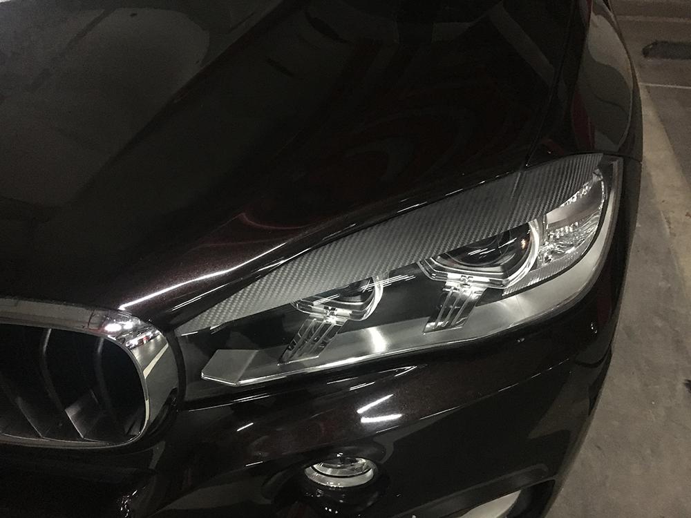 サントスピンク 【シルキーシャークプロジェクト】BMW X5 E53 後期 アイライン シルバーカーボン