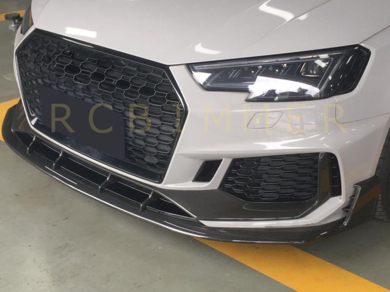 低価高評価 Audi RS4 B7 カーボンフロントリップスポイラー 取付込 エアロ.カスタムパーツのTopTuner 通販  PayPayモール