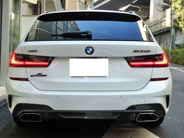 4種◇BMW G20/G21 3シリーズ 2019〜用 M340 /4本出し変更 艶黒