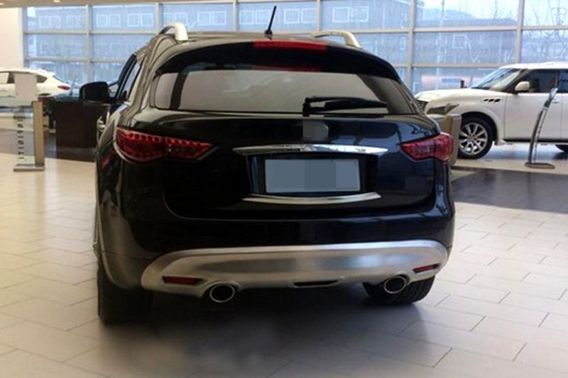 インフィニティ Fx35 Fx37 Fx50用304ステンレス製バンパーガードセット