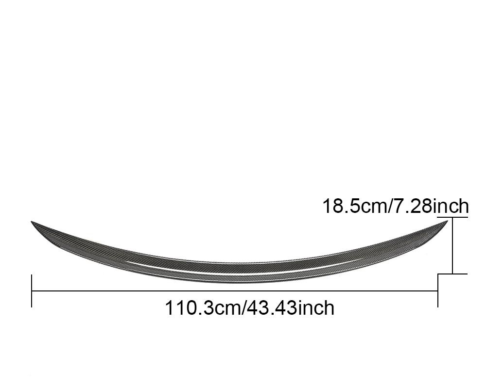 ◇ベンツ W118 2019~ CLAクーペ用 CLA45AMG カーボントランクスポイラー/ リアスポイラー/リアウイング/メルセデス・ベンツ /AMG/CLA45/CLA200/CLA180