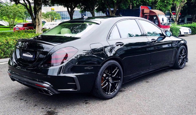 MANSORY リアスポイラー TypeI BENZ W222 Carbonマンソリー 後期 2017