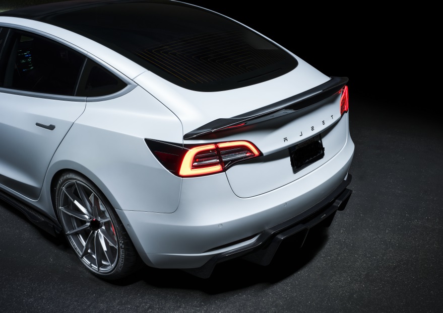 2016UP Tesla テスラ モデルS フロント リップ スポイラー スプリッターエプロン カバー エアロ バンパー トリム